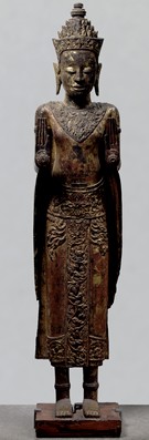 Bouddha post-Angkorien (Musée Guimet, MA 4849)